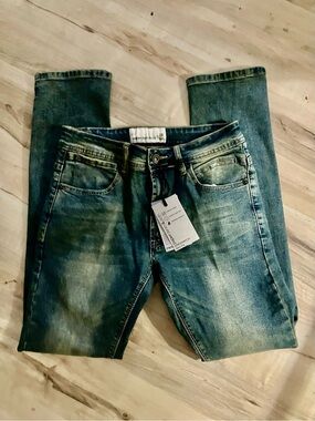 Paper Denim & Cloth Women’s Faded Blue Slim Fit  Jeans 28/30